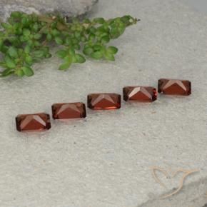 Pedras preciosas de Granada Piropo Vermelho escuro natural de 2.86 ct, Corte Octógono / Esmeralda, VVS-VS