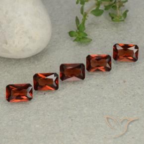 Pedras preciosas de Granada Piropo Vermelho escuro natural de 2.93 ct, Corte Octógono / Esmeralda, VVS-VS