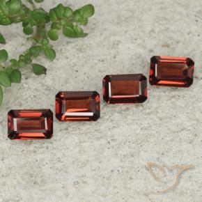Pedras preciosas de Granada Piropo Vermelho escuro natural de 2.54 ct, Corte Octógono / Esmeralda, VVS-VS