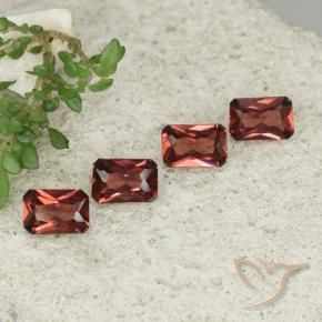 Pedras preciosas de Granada Piropo Vermelho escuro natural de 2.42 ct, Corte Octógono / Esmeralda, VVS-VS
