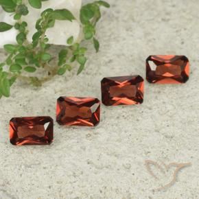 Pedras preciosas de Granada Piropo Vermelho escuro natural de 2.17 ct, Corte Octógono / Esmeralda, VVS-VS