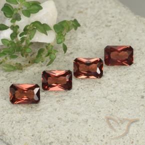 Pedras preciosas de Granada Piropo Vermelho escuro natural de 2.44 ct, Corte Octógono / Esmeralda, VVS-VS