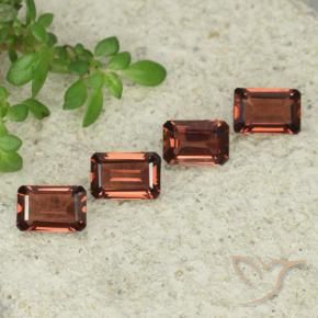 Pedras preciosas de Granada Piropo Vermelho escuro natural de 2.65 ct, Corte Octógono / Esmeralda, VS