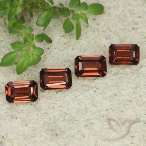 Pedras preciosas de Granada Piropo Vermelho escuro natural de 2.15 ct, Corte Octógono / Esmeralda, VS