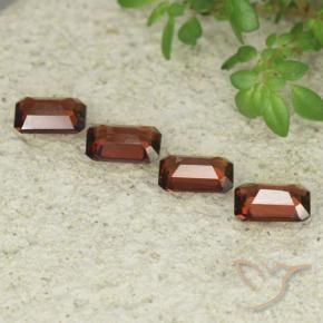 Pedras preciosas de Granada Piropo Vermelho escuro natural de 2.15 ct, Corte Octógono / Esmeralda, VS