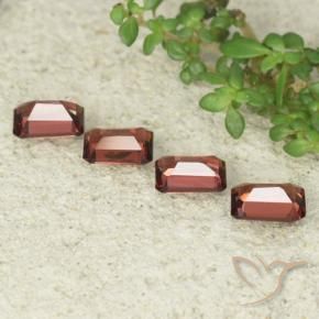 Pedras preciosas de Granada Piropo Vermelho Berry Profundo natural de 2.61 ct, Corte Octógono / Esmeralda, VS