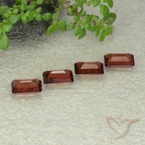 Pedras preciosas de Granada Piropo vermelho médio natural de 2.12 ct, Corte Octógono / Esmeralda, VS