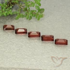 Pedras preciosas de Granada Piropo Vermelho escarlate natural de 2.94 ct, Corte Octógono / Esmeralda, VS