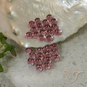 Pedras preciosas de Granada Piropo tom vermelho escarlate natural de 1.99 ct, Corte Redondo, Transparente