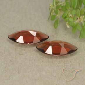 Pedras preciosas de Granada Piropo Vermelho brilhante natural de 1.80 ct, Marquesa, VVS-VS