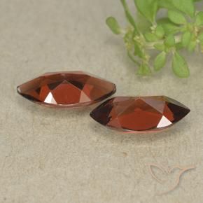 Pedras preciosas de Granada Piropo Vermelho escuro natural de 2.43 ct, Marquesa, VVS-VS