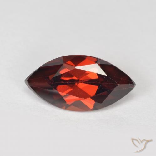1.34ct Natural Merlot tinto Granada Piropo, Marquesa, VVS-VS