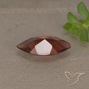 Granada piropo vermelho natural 1,04ct, marquise, VVS-VS