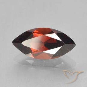 Granada Piropo Vermelho Escarlate Profundo Natural 2.05ct, Marquesa, VVS-VS