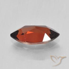 Granada Piropo Vermelho escuro Natural 2.09ct, Marquesa, VVS-VS