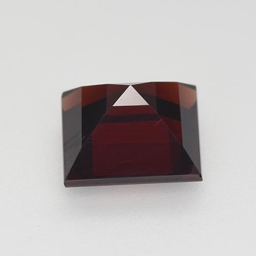 Granada piropo vermelho natural 2,63ct, quadrado, VVS-VS