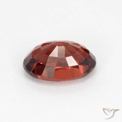 Granada Piropo groselha vermelha Natural 1.06ct, oval, VS-SI