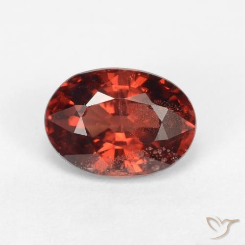 1.20ct Natural Vermelho escuro Granada Piropo, oval, VS-SI