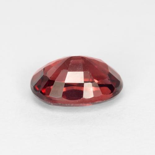 Granada piropo vermelho natural 1,11ct, corte oval, VVS-VS