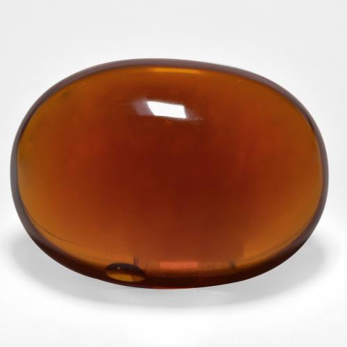 Granada Piropo vermelho médio Natural 46.09ct, oval, Transparente