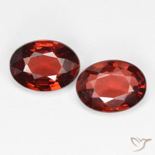 1.85ctw Natural Sangria Tinto Granada Piropo, oval, VS