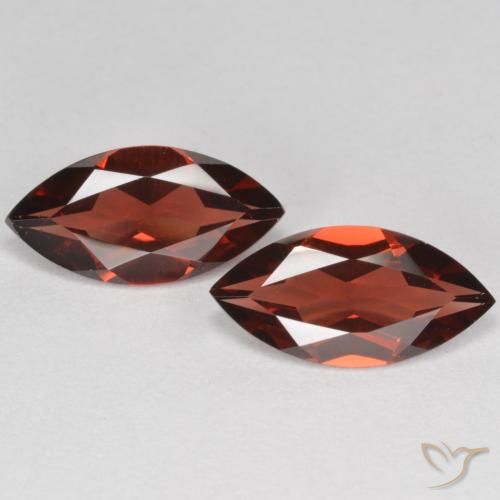 3.81ctw Natural vermelho médio Granada Piropo, Marquesa, VVS