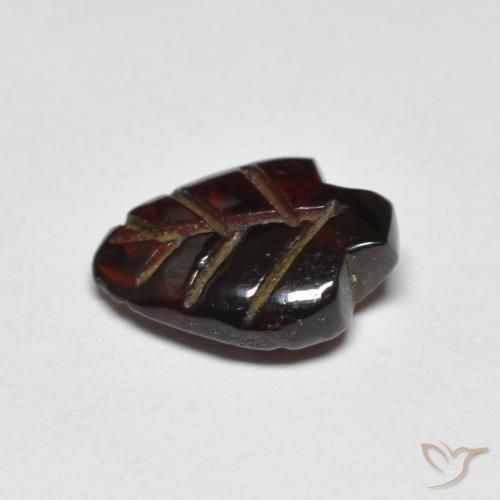 Granada Piropo vermelho escuro Natural 2.77ct, Chique, Transparente