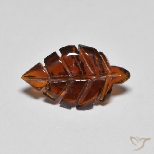 Granada piropo vermelho natural 2,49ct, forma extravagante, transparente