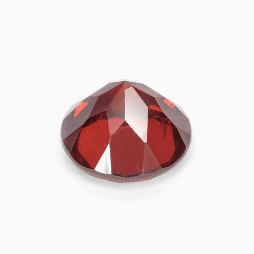 Granada piropo vermelho natural 1,74ct, corte redondo, VS