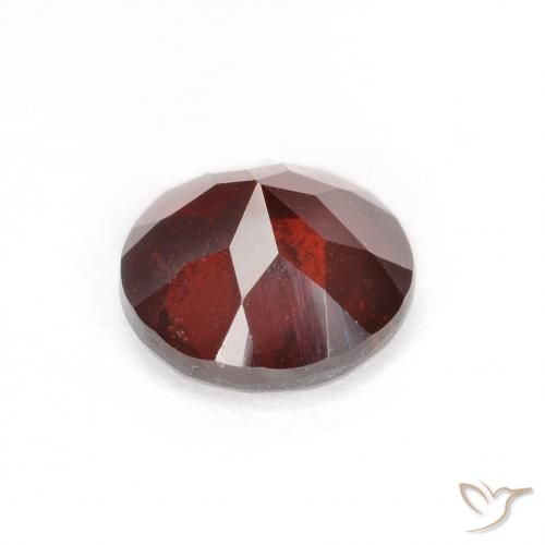 Granada Piropo Vermelho escuro Natural 1.70ct, Corte Redondo, VS