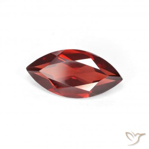 Granada Piropo groselha vermelha Natural 2.01ct, Marquesa, VVS-VS
