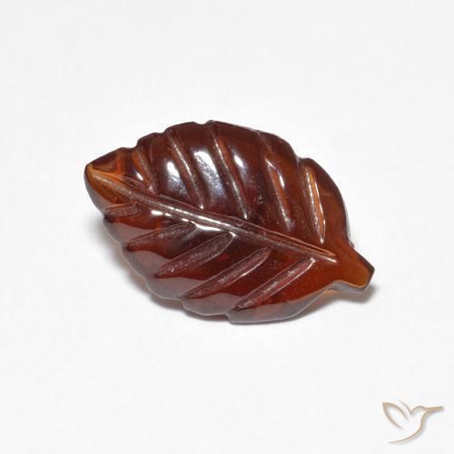 Granada Piropo laranja avermelhado Natural 2.28ct, Chique, Translúcido
