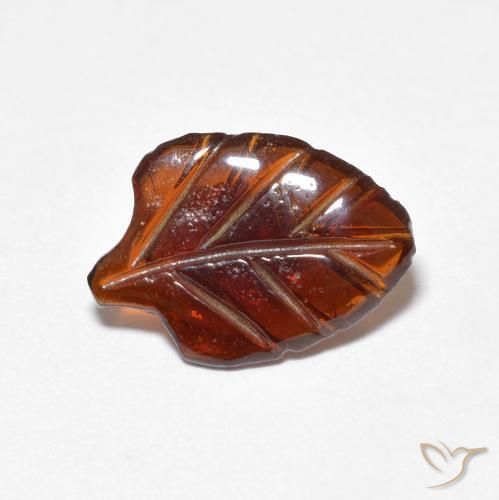 Granada Piropo laranja avermelhado Natural 1.71ct, Chique, Translúcido