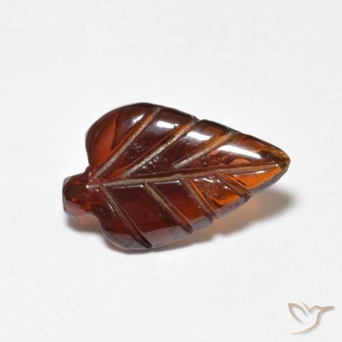 Granada Piropo laranja avermelhado Natural 2.44ct, Chique, Translúcido