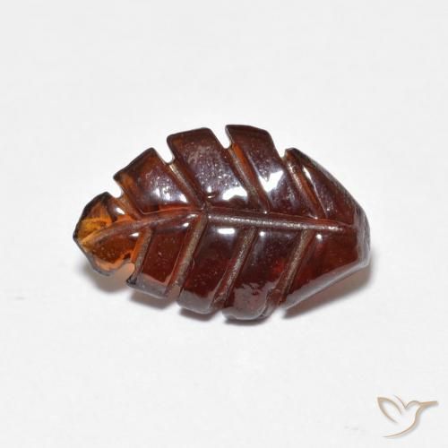 Granada Piropo Laranja Profundo Natural 2.62ct, Chique, Translúcido