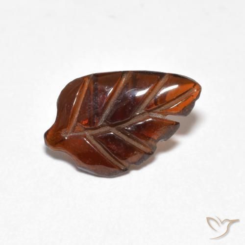 Granada Piropo Laranja Profundo Natural 1.70ct, Chique, Translúcido