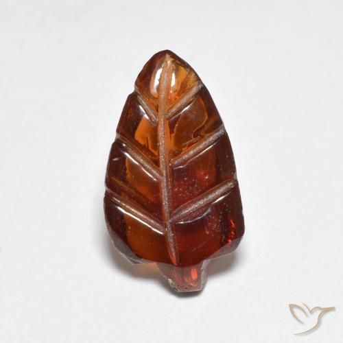 3.26ct Natural Laranja escuro Granada Piropo, Chique, Translúcido