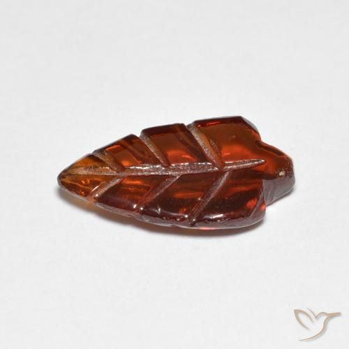 Granada Piropo Laranja escuro Natural 3.26ct, Chique, Translúcido