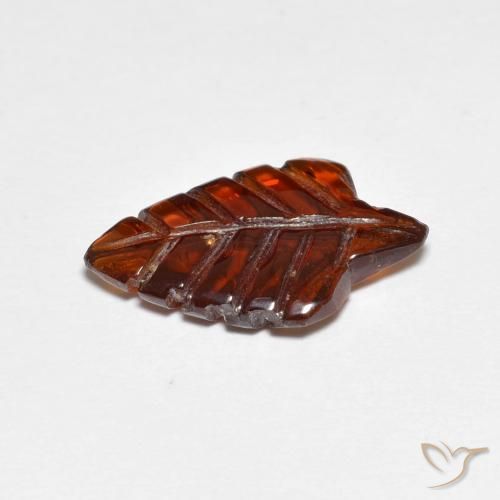 Granada Piropo Laranja escuro Natural 2.82ct, Chique, Translúcido