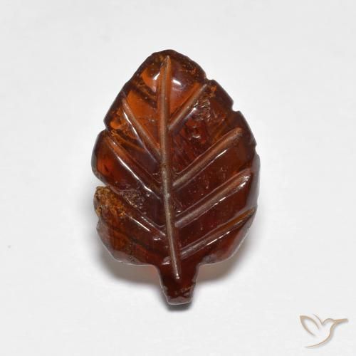 Granada Piropo laranja avermelhado Natural 2.89ct, Chique, Translúcido