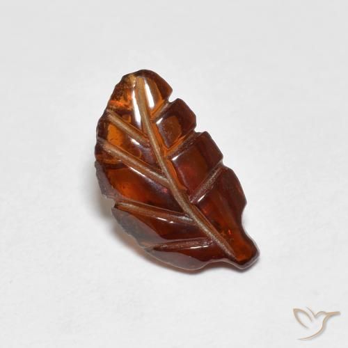 Granada Piropo laranja avermelhado Natural 1.78ct, Chique, Translúcido