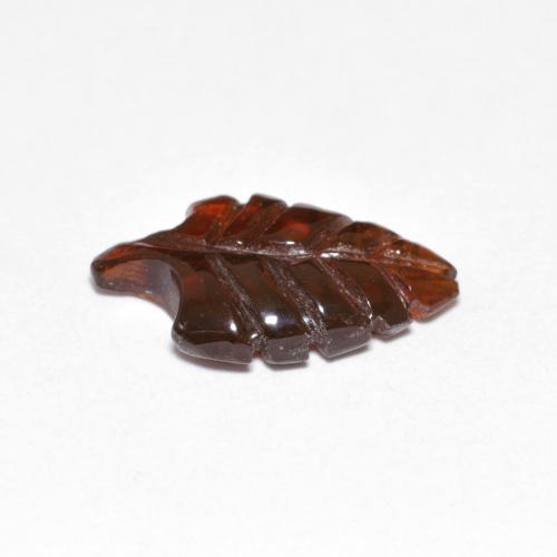 Granada piropo laranja natural 2,45ct, forma extravagante, translúcido