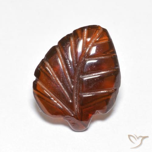 Granada Piropo Laranja Profundo Natural 3.24ct, Chique, Translúcido