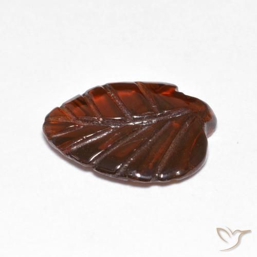 Granada Piropo Laranja Profundo Natural 3.24ct, Chique, Translúcido