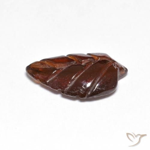 Granada Piropo Laranja escuro Natural 3.08ct, Chique, Translúcido