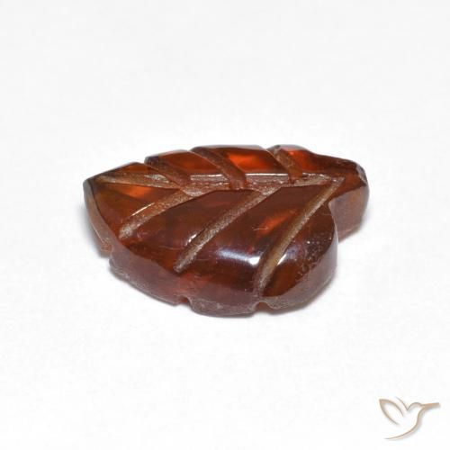 Granada Piropo laranja avermelhado Natural 3.17ct, Chique, Translúcido
