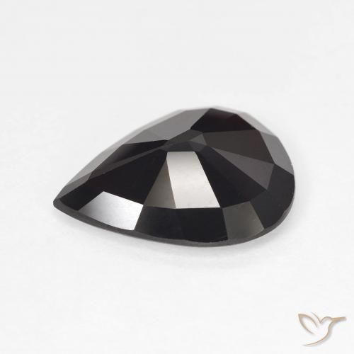 Granada Piropo vermelho mogno Natural 4.28ct, Formato de pêra, VVS