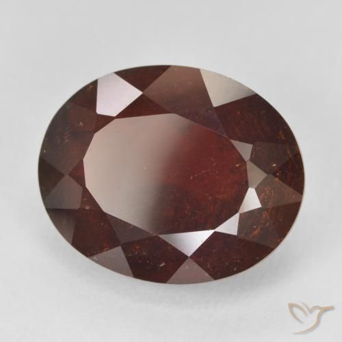 Granada Piropo Vermelho escuro Natural 21.11ct, oval, VS-SI