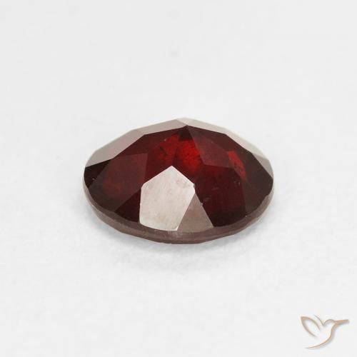 Granada Piropo Vermelho escuro Natural 1.43ct, Redondo, VS