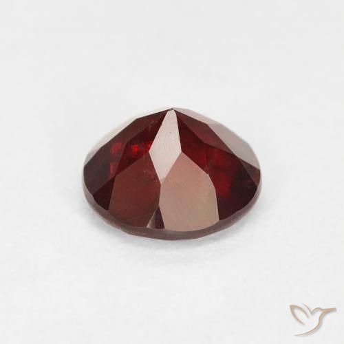 Granada Piropo groselha vermelha Natural 1.60ct, Redondo, VS